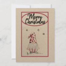 Gnome for the Holiday card