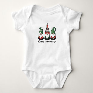 Gnome For The Holidays Baby Bodysuit