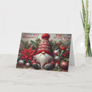 Gnome for the Holidays Christmas Card