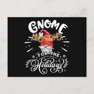 Gnome For The Holidays Christmas Gnome Postcard