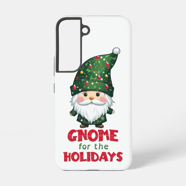 Gnome For The Holidays Funny & Adorable Christmas  Samsung Galaxy S22 Case (Back)