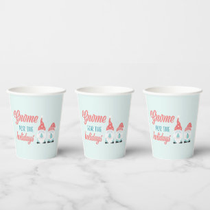 Gnome for the Holidays Holiday Paper Cups
