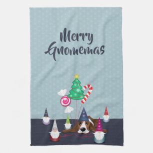 Gnome For The Holidays Kitchen Towel