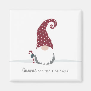 Gnome for the Holidays Scandinavian design Magnet