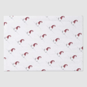 Gnome for the Holidays Scandinavian design Tissue Paper