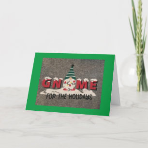 *GNOME FOR THE HOLIDAYS** SEE YOU SOON!  HOLIDAY CARD
