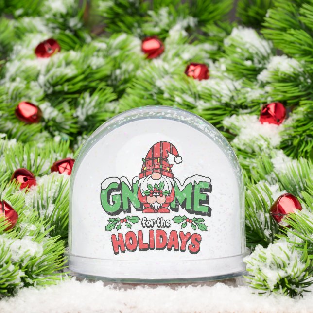 Gnome For The Holidays Snowglobe (Christmas)