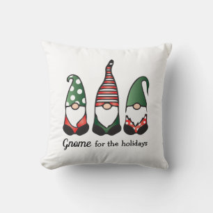 Gnome For The Holidays Throw Pillow