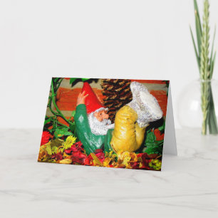 Gnome Giggles Greeting Card