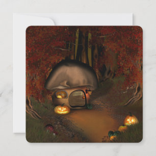 Gnome Halloween Accueil Invitation