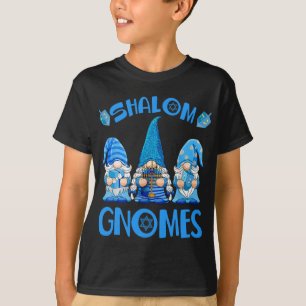 Gnome Hanukkah Funny Jewish Shalom Gnomes Chanukah T-Shirt