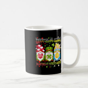 Gnome Happy Valentine St Patrick Easter Happiness Coffee Mug