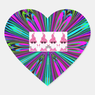 gnome heart sticker