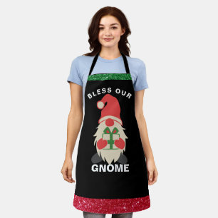 Gnome Holidays Apron - Christmas Blessing Personal