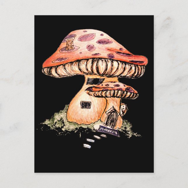 Gnome Home Postcard (Front)