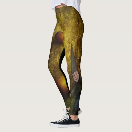 Gnome in the Pumpkin Patch Leggings