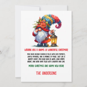 Gnome Inspired Christmas Cards