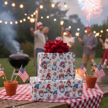 Gnome Labor Day America Celebration Day 