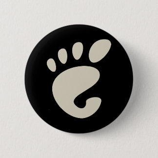 Gnome - Linux - OSS FSF 2 Inch Round Button