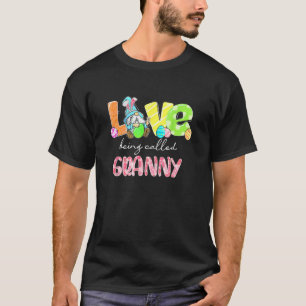 Gnome Love Being Called Granny Easter Day Family M T-Shirt