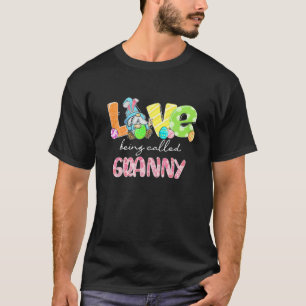 Gnome Love Being Called Granny Easter Day Family M T-Shirt