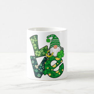 Gnome Love Funny St Patricks Day Coffee Mug