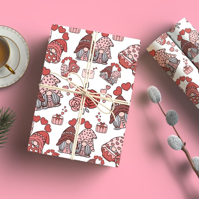Gnome Love Wrapping Paper (Creator Uploaded)