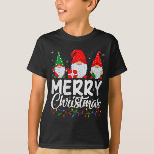 Gnome Merry Christmas Pajamas Matching Family Grou T-Shirt