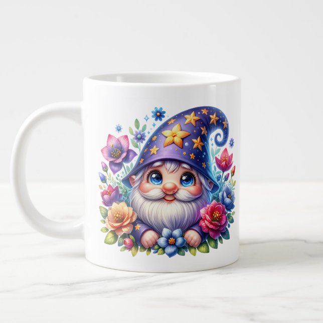 Gnome mignonne - Mug Jumbo (Gauche)