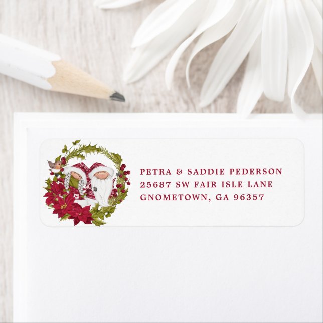 Gnome nordique | Christmas Wreath (En situation)