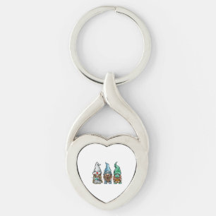 Gnome Nurse And Doctor Squad Quarantine 2020 Gifts Keychain