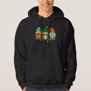 Gnome Nurses Saint Pattys day Scrub Nurse St Patri Hoodie