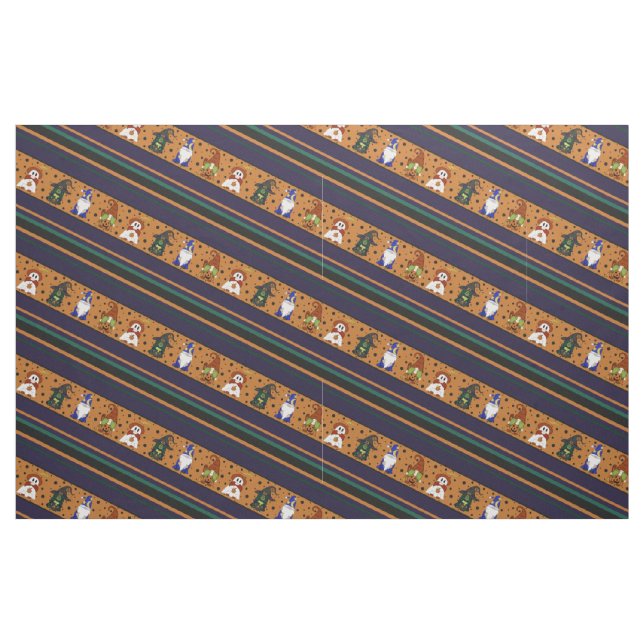 Gnome-o-Ween Strip Fabric (Yard)