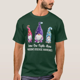 Gnome One Fights Alone Parkinsons Disease T-Shirt