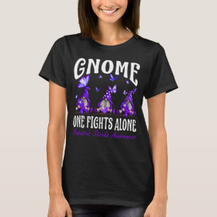 Gnome One Fights Alone Pediatric Stroke Awareness T-Shirt