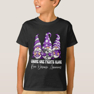 Gnome One Fights Alone Rare Survivor Design T-Shirt