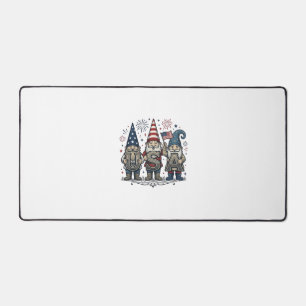 Gnome Patriotique USA Vintage Chemise du Quatre Ju