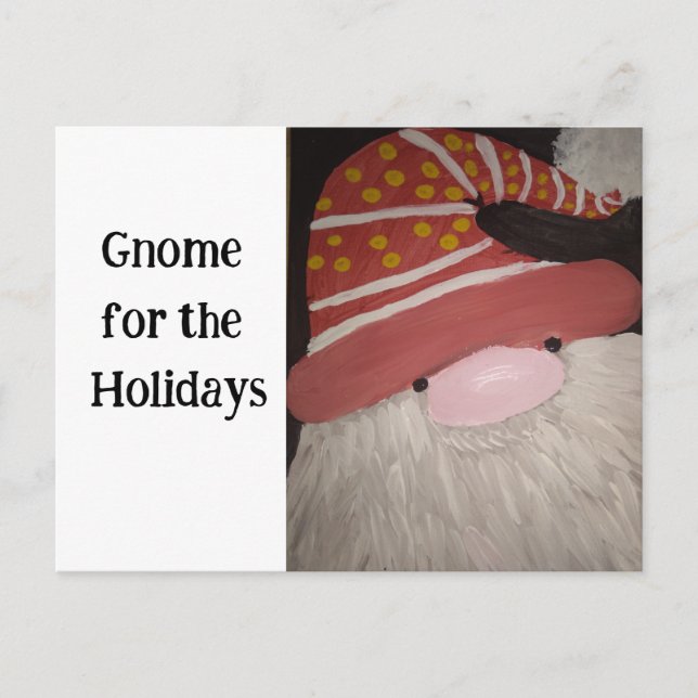 Gnome pour la carte Vacances (Devant)