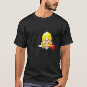 Gnome Pun For Builder If Dad Cant Fix It No Gnome T-Shirt