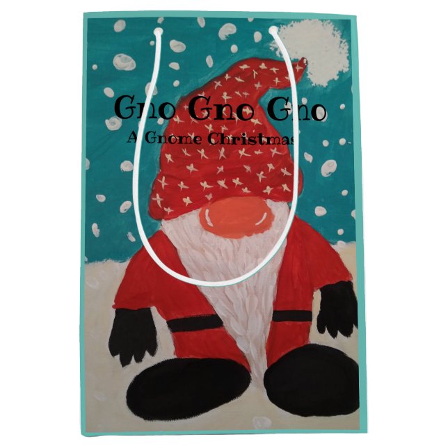Gnome Santa christmas bag (Front)