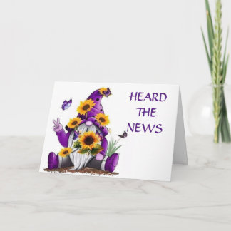 GNOME SAYS HAPPY "70th BIRTHDAY" Card