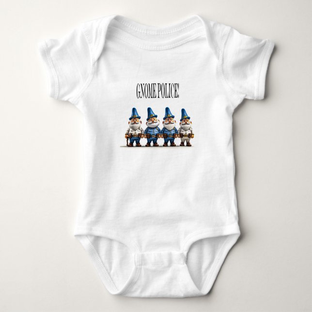 Gnome Series Baby Bodysuit (Front)
