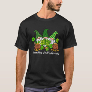 Gnome Shamrock Let Shenanigans Begin St Patricks D T-Shirt