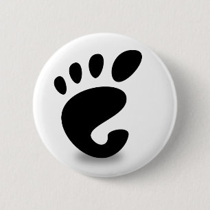 Gnome soon 2 inch round button