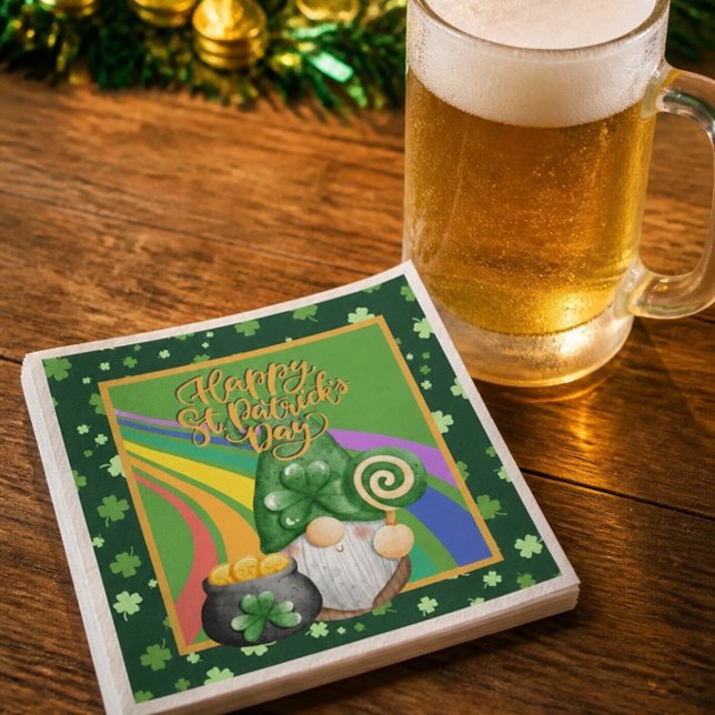 Gnome St. Patrick's Day Paper Napkin (Creator Uploaded)