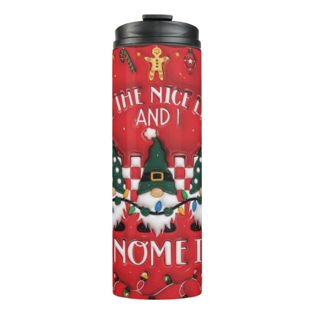 Gnome-themed Thermal Tumbler (Front)