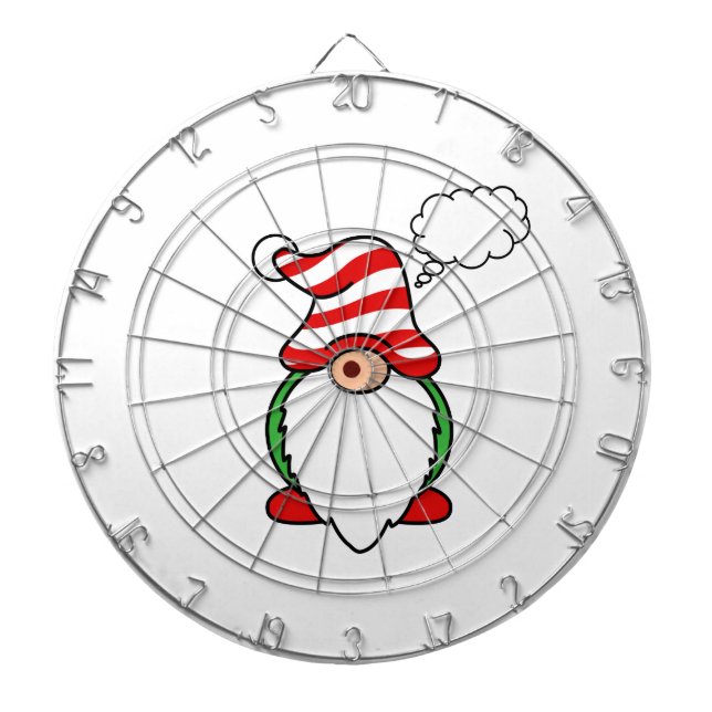 Gnome Thought Bubble Dartboard (Front)