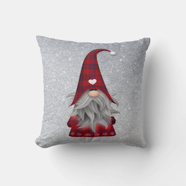 Gnome Throw Pillow (Front)