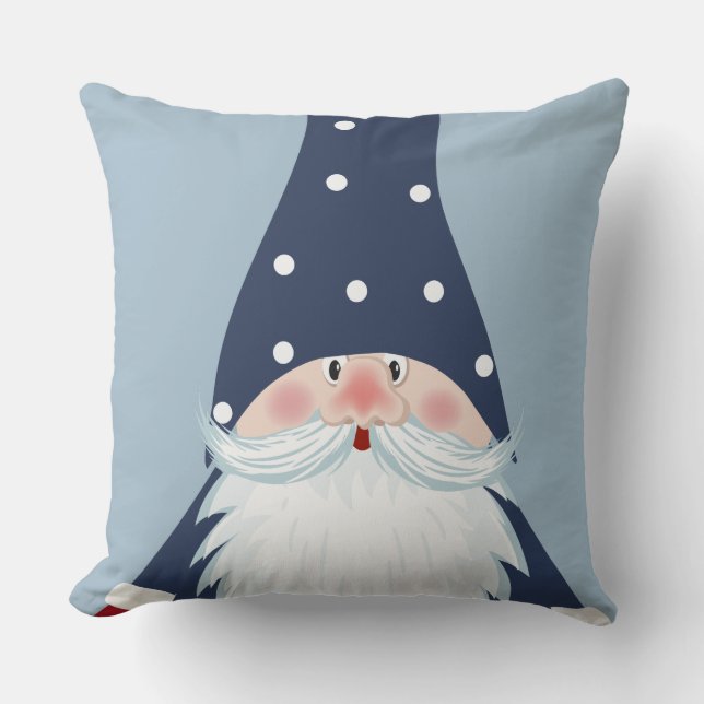 Gnome Throw Pillow (Front)