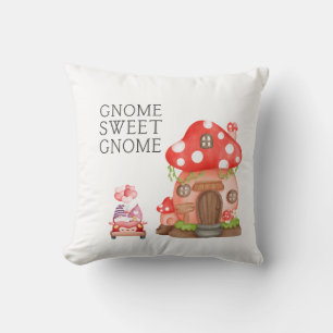 Gnome Throw Pillow